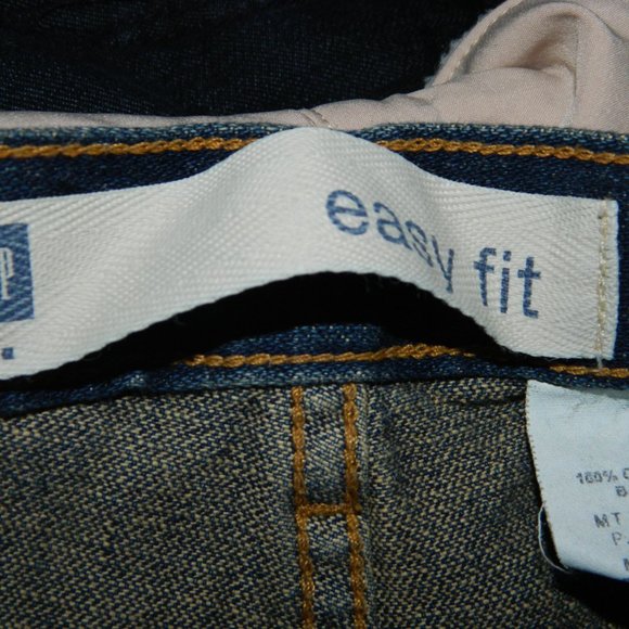 Gap Easy Fit Denim Jeans Dark Size Mens 36x32 (O-10) - Picture 5 of 6
